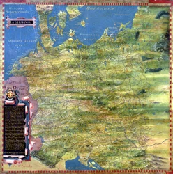 Map of Sixteenth-Century Germany, from the 